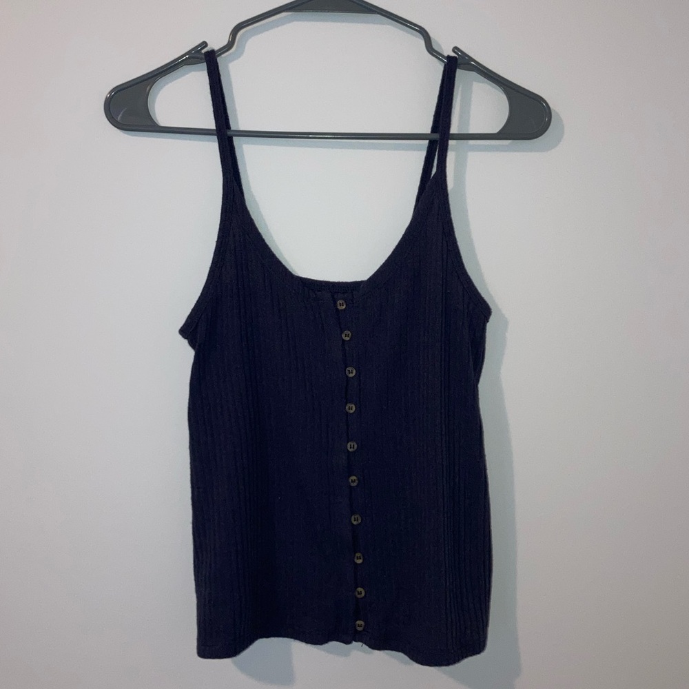 American Eagle Navy Button-Down Camisole